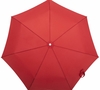 Складной зонт Alu Drop S, 3 сложения, 7 спиц, автомат, красный