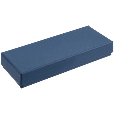 Коробка Notes с ложементом для ручки и флешки, синяя