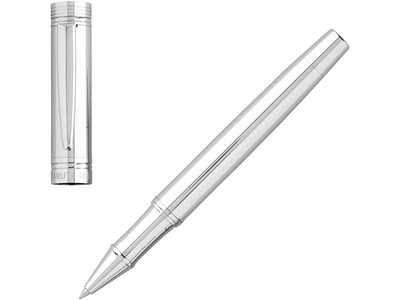 Ручка роллер Cerruti 1881 модель Zoom Silver в футляре