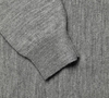 Джемпер Stitch с контрастной отделкой, серый с бордовым