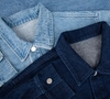 Куртка джинсовая O1, темно-синяя