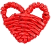 Плетеная фигурка Adorno, красное сердце