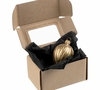Елочная игрушка «Орешек» в коробке, античное золото