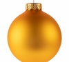 Елочный шар Gala Night Matt в коробке с тиснением, золотистый, 8 см