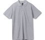 Рубашка поло мужская SPRING 210, серый меланж с вашим логотипом на заказ