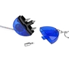 Брелок-рулетка с набором отверток и фонариком, синий