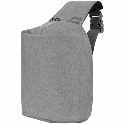 Рюкзак на одно плечо Burst Tweed, серый