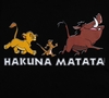 Футболка Hakuna Matata, черная