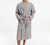 Халат вафельный Kimono, светло-серый