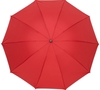 Зонт-наоборот складной Silvermist, красный с серебристым