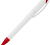 Ручка шариковая Beo Sport, белая с красным