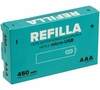 Набор перезаряжаемых батареек Refilla AAA, 450 мАч