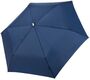 Зонт складной Fiber Alu Flach, темно-синий