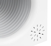 Bluetooth-колонка с подсветкой Volumetric, белая