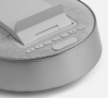 Bluetooth-колонка с беспроводной зарядкой и часами netEnergy, серая