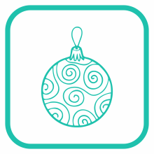 Новогодние шары под нанесение логотипа на заказ
