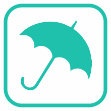 Складные зонты под нанесение логотипа на заказ
